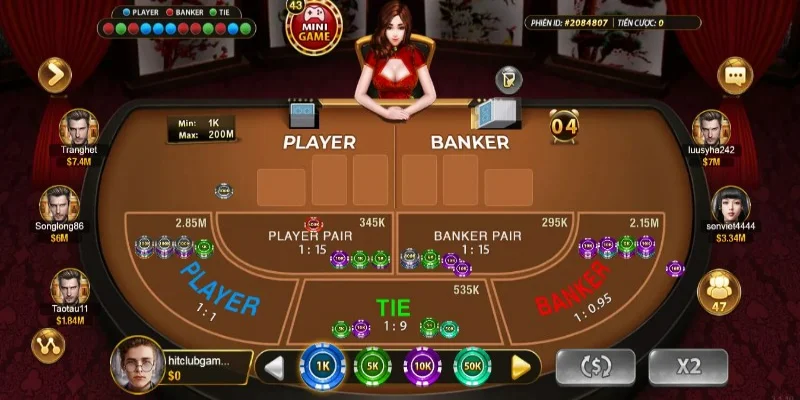 Luật chơi game Baccarat đơn giản