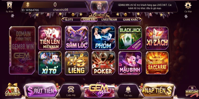 Trò chơi game bài xuất phát từ những nhà phát hành chuyên nghiệp